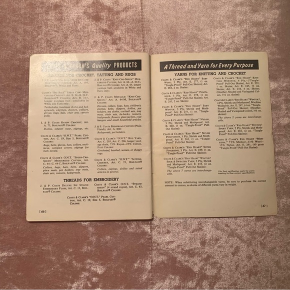 Two Vintage Antique Crochet Books 1946, 1959, The Complete Book of Crochet - Picture 9 of 10